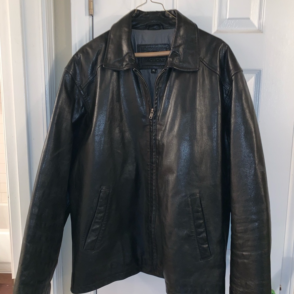 Leather jacket size XL
